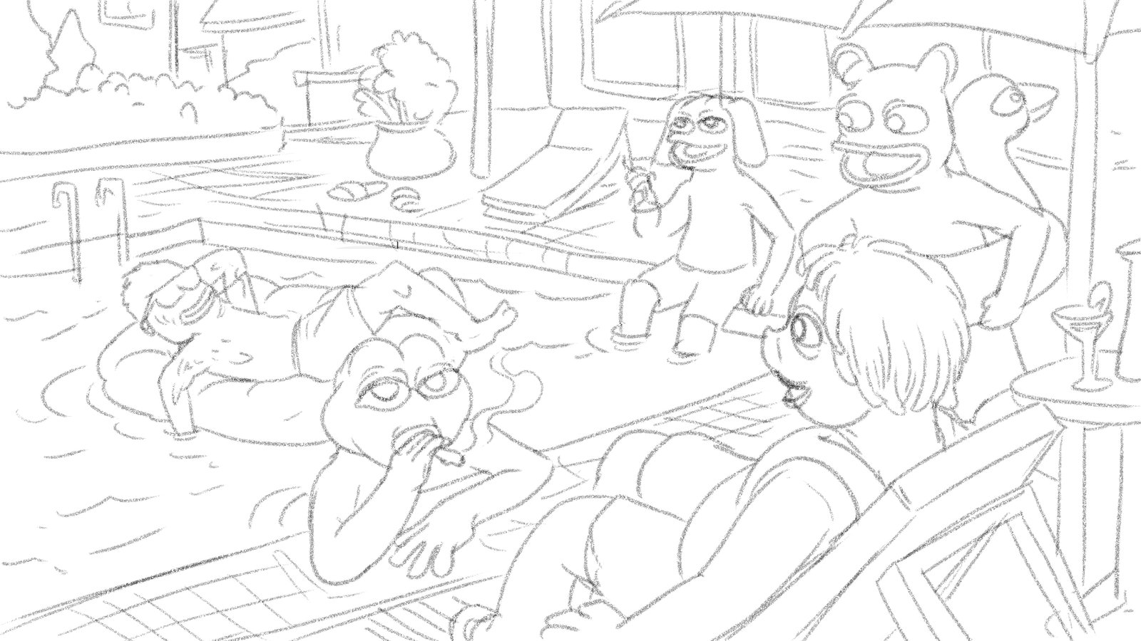 Hand-drawn process proof image